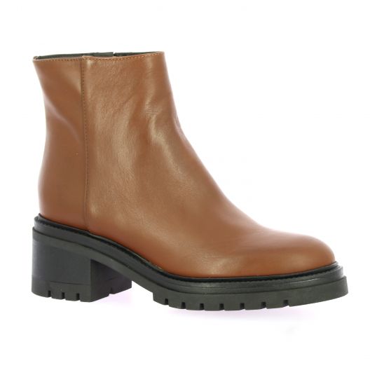 Pao Boots cuir cognac