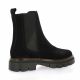 Pao Boots cuir velours noir