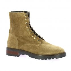 Pao Boots cuir velours camel