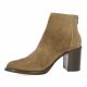 Debutto donna Boots cuir velours taupe