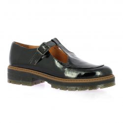 Pao Babies cuir vernis noir