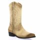 Creator Boots cuir velours taupe