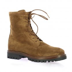 Alpe Boots cuir velours cognac