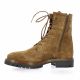 Alpe Boots cuir velours cognac