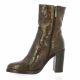 Gianni crasto Boots cuir croco marron