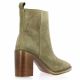 Alpe Boots cuir velours taupe