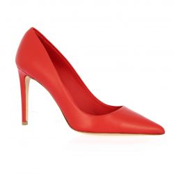 Giancarlo Escarpins cuir rouge