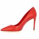 Giancarlo Escarpins cuir rouge