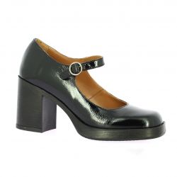 Belang Mocassins cuir vernis noir