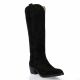 Belang Boots cuir velours noir