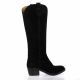 Belang Boots cuir velours noir