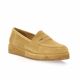 So send Mocassins cuir velours camel