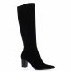 Vidi studio Bottes cuir velours noir