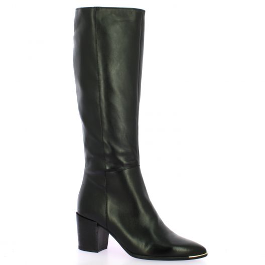 Pao Bottes cuir noir