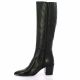 Pao Bottes cuir noir