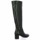 Spaziozero Bottes cuir noir