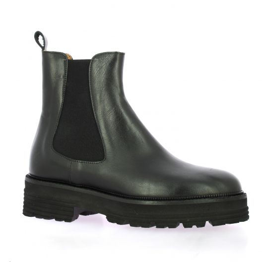 Exit Boots cuir noir