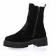 Reqins Boots cuir velours noir