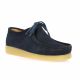 Exit Derby cuir velours marine