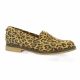 Maroli Mocassins cuir leopard