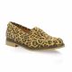 Maroli Mocassins cuir leopard