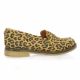 Maroli Mocassins cuir leopard