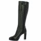 Pao Bottes cuir noir