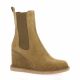 Inuovo Boots cuir velours camel