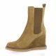 Inuovo Boots cuir velours camel