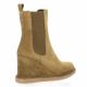 Inuovo Boots cuir velours camel