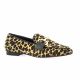 Pao Mocassins cuir poulain leopard