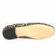 Pao Mocassins cuir poulain leopard