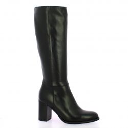 Pao Bottes cuir noir