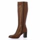 Pao Bottes cuir marron