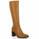 Pao Bottes cuir cognac