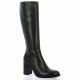 Pao Bottes cuir noir