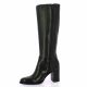 Pao Bottes cuir noir