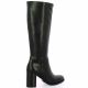 Pao Bottes cuir noir