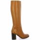 Pao Bottes cuir cognac