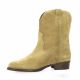 Pao Boots cuir velours camel