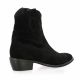 Pao Boots cuir velours noir