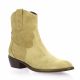 Pao Boots cuir velours camel