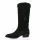 Pao Bottes cuir velours noir