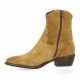 Pao Boots cuir velours cognac