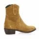 Pao Boots cuir velours cognac