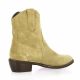 Pao Boots cuir velours camel