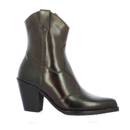 Studio mode Boots cuir marron