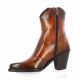 Studio mode Boots cuir cognac