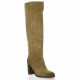 Mimmu Bottes cuir velours camel