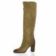 Mimmu Bottes cuir velours camel